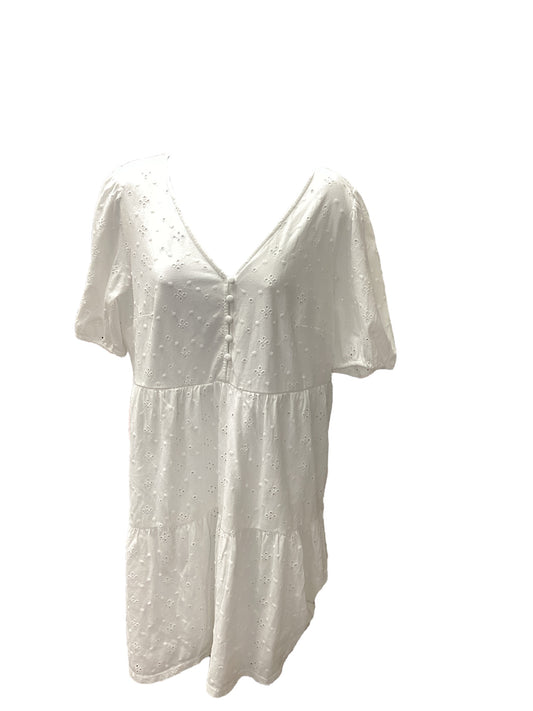 NWT Loft Women’s Eyelette White Dress M