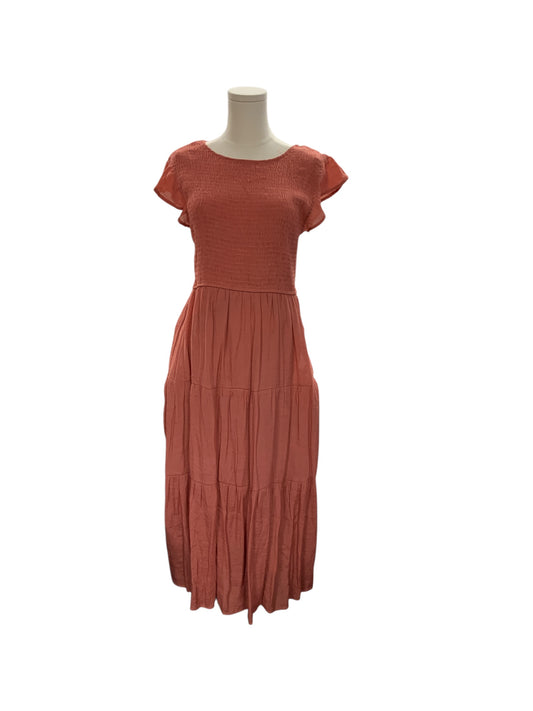 By The River Women's Dress Rust L