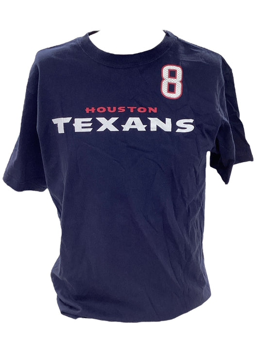 Reebok Texans Tee Shirt Blue L