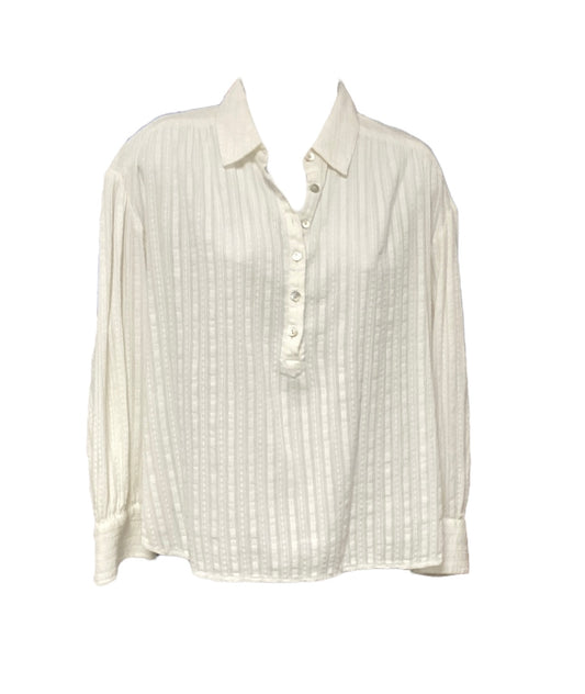 Faherty Women’s Cream Button Down S