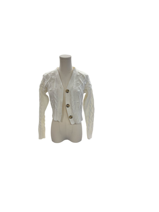 Kendall + Kylie Jr Cardigan White S
