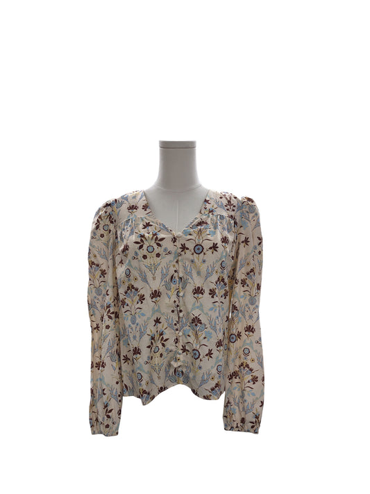 Mason's Daughter Women's Linen Blouse Tan S