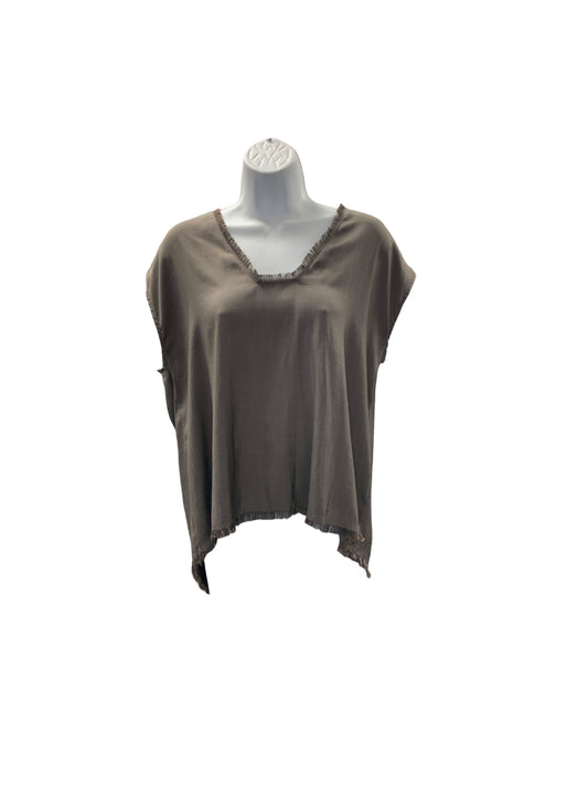 Grade & Gather Women's Blouse Gray Small