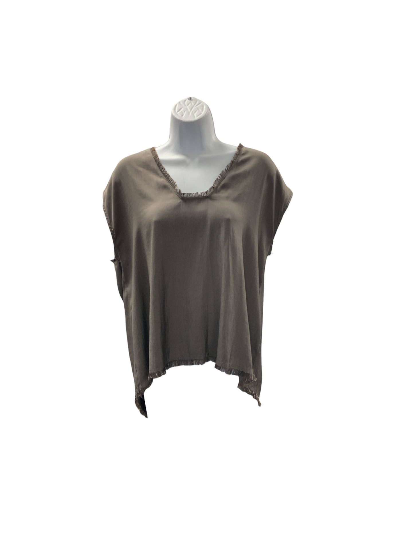 Grade & Gather Women's Blouse Gray Small