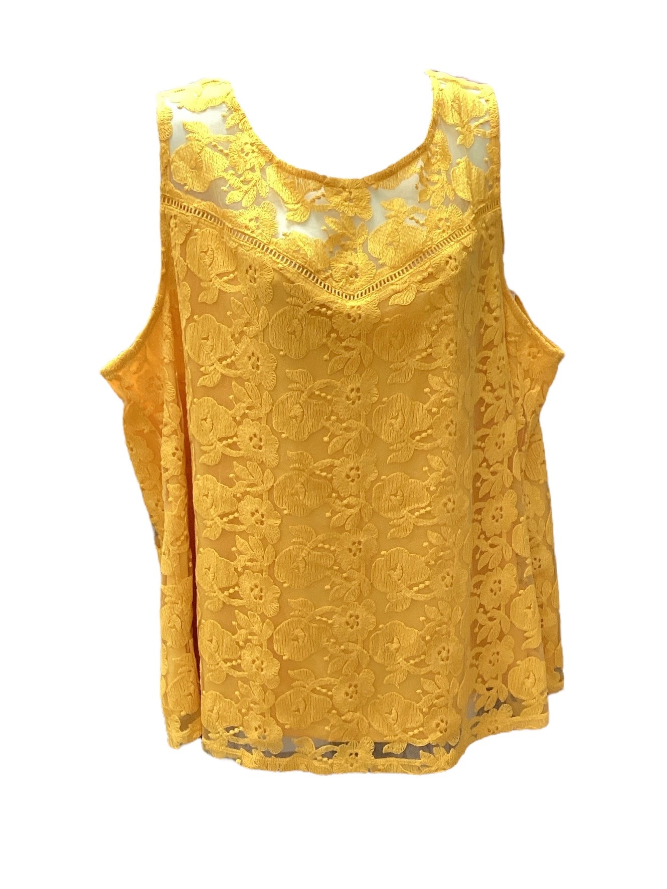 Rafaella Women’s Yellow Shirt 2X