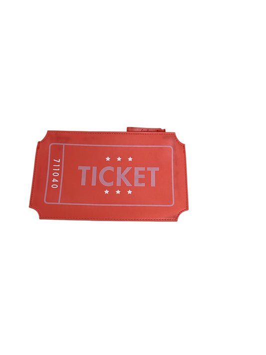 Orange Ticket Coin Purse