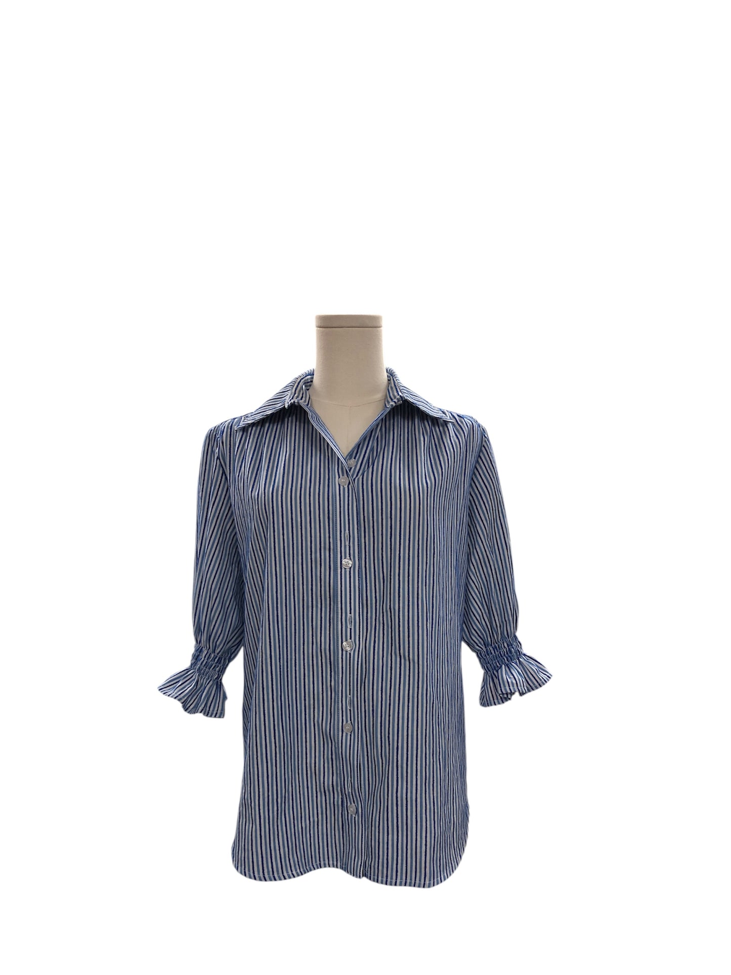 Finley Women's Stripe Shirt Blue XS