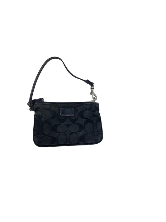 Coach Black Logo Coin Purse