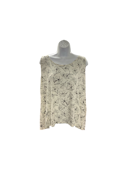 J.Jill Women's TankTop Cream XL Petite