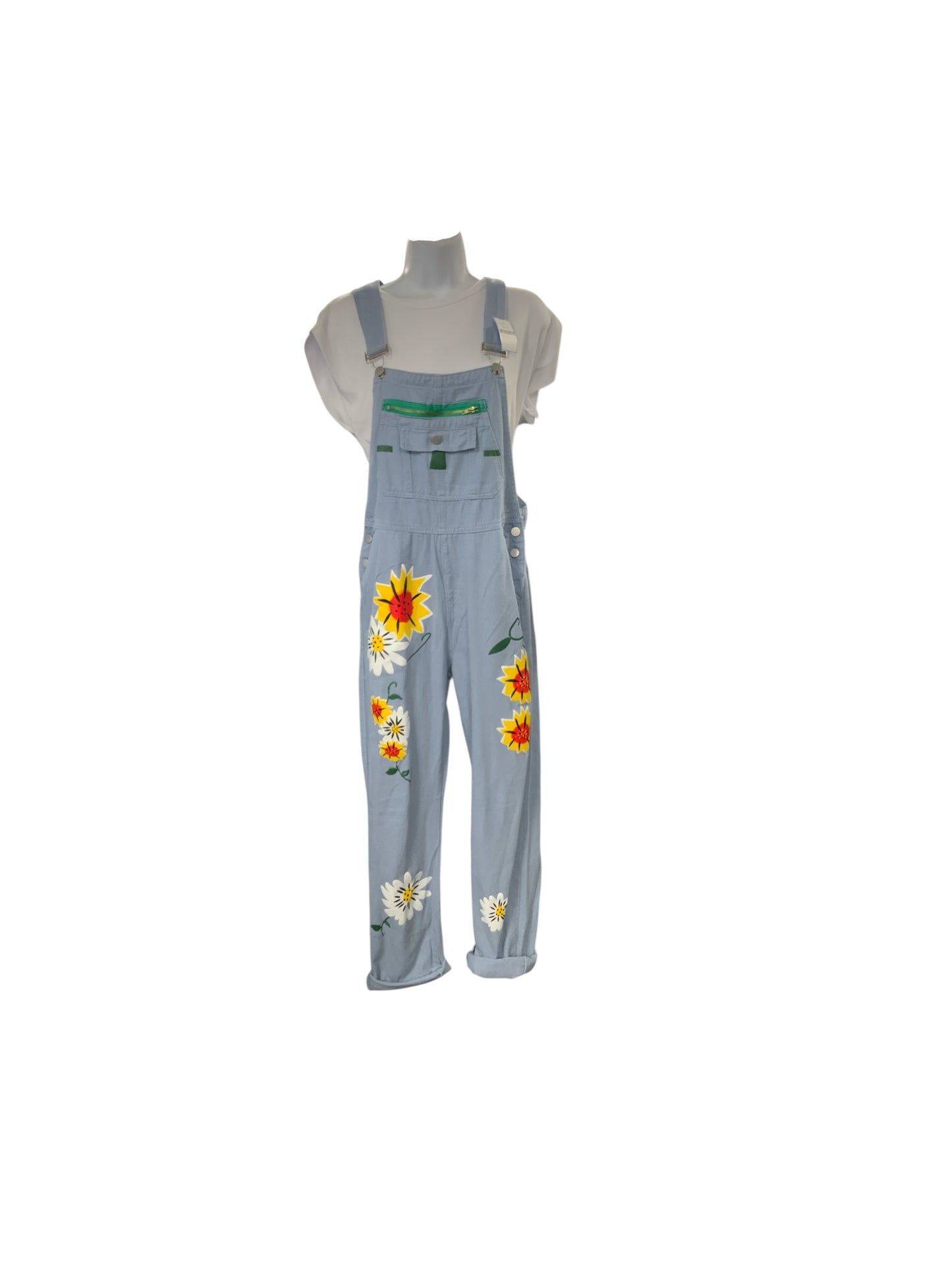 Women's Overall Jeans Blue S