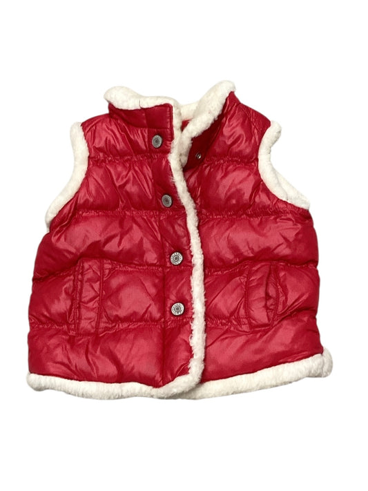 Old Navy Girls Red Vest 18-24M