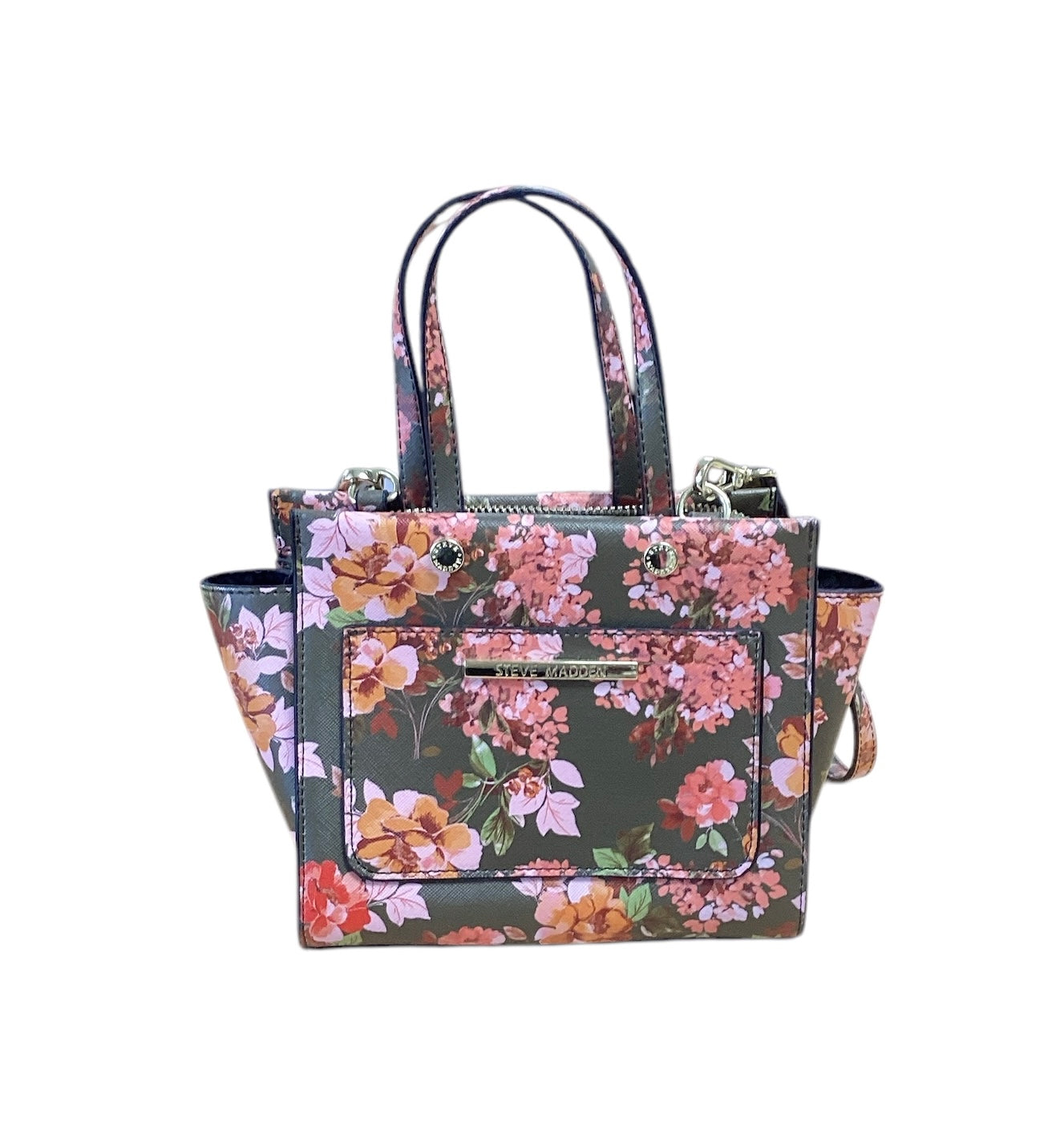 Steve Madden Green Floral Purse