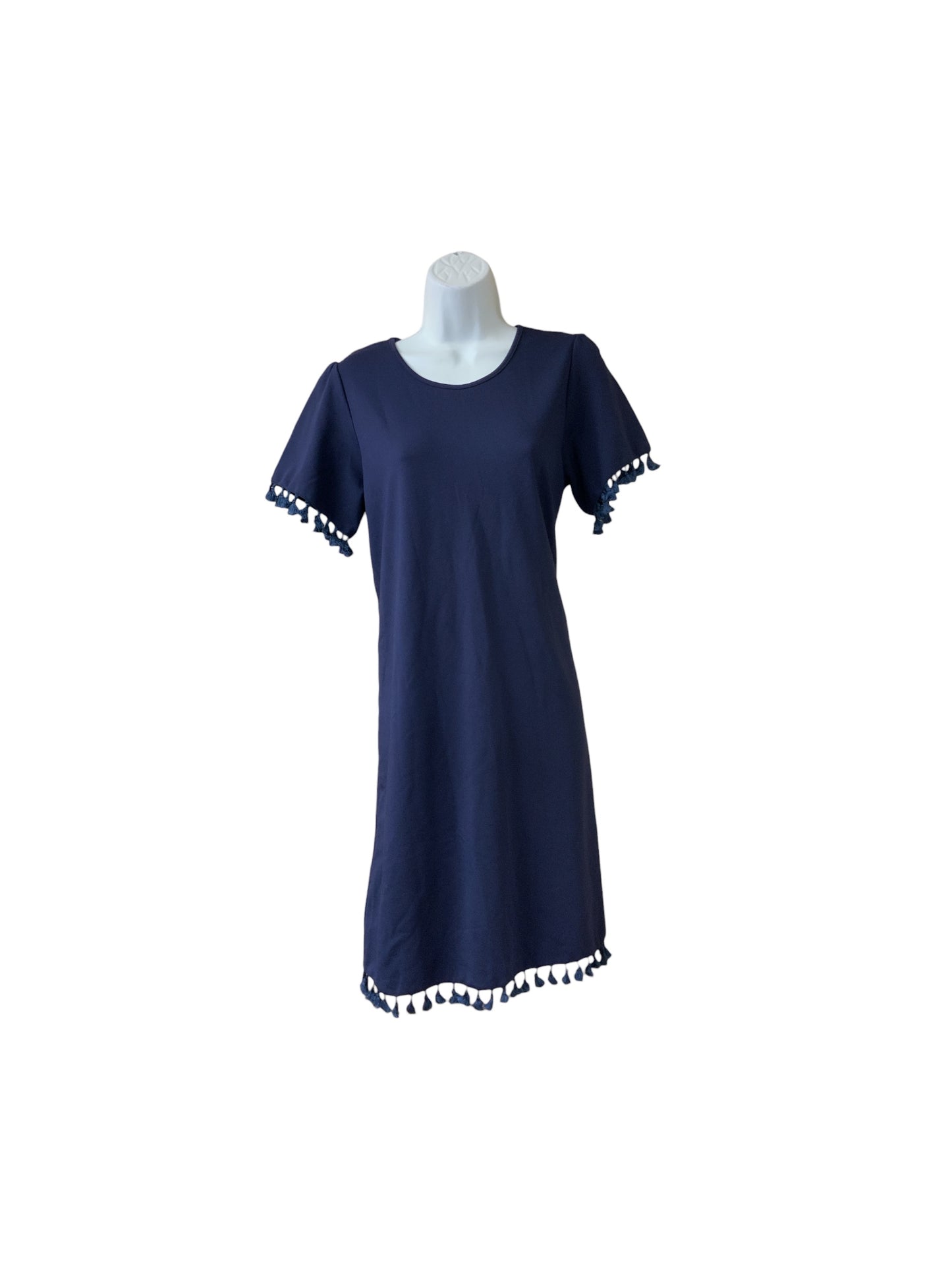 Jade Women's Dress Navy Tassel L