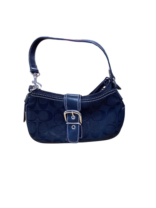 Coach Black Logo Handbag