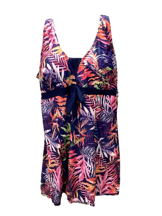 Tropical Blue Women’s Swimsuit 3XL