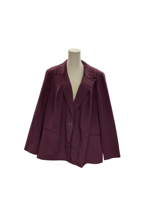 NWT Lane Bryant Women's Blazer Wine 26=3X