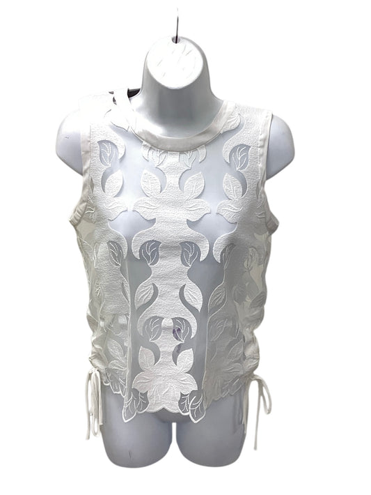 Calvin Rucker Women’s White Lace Top XS