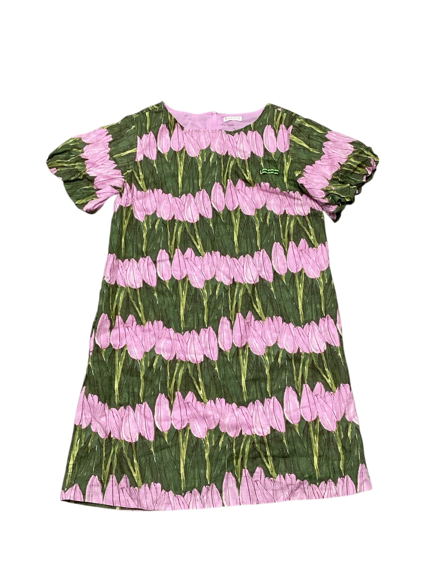 Crewcuts Girls Green Floral Dress 16