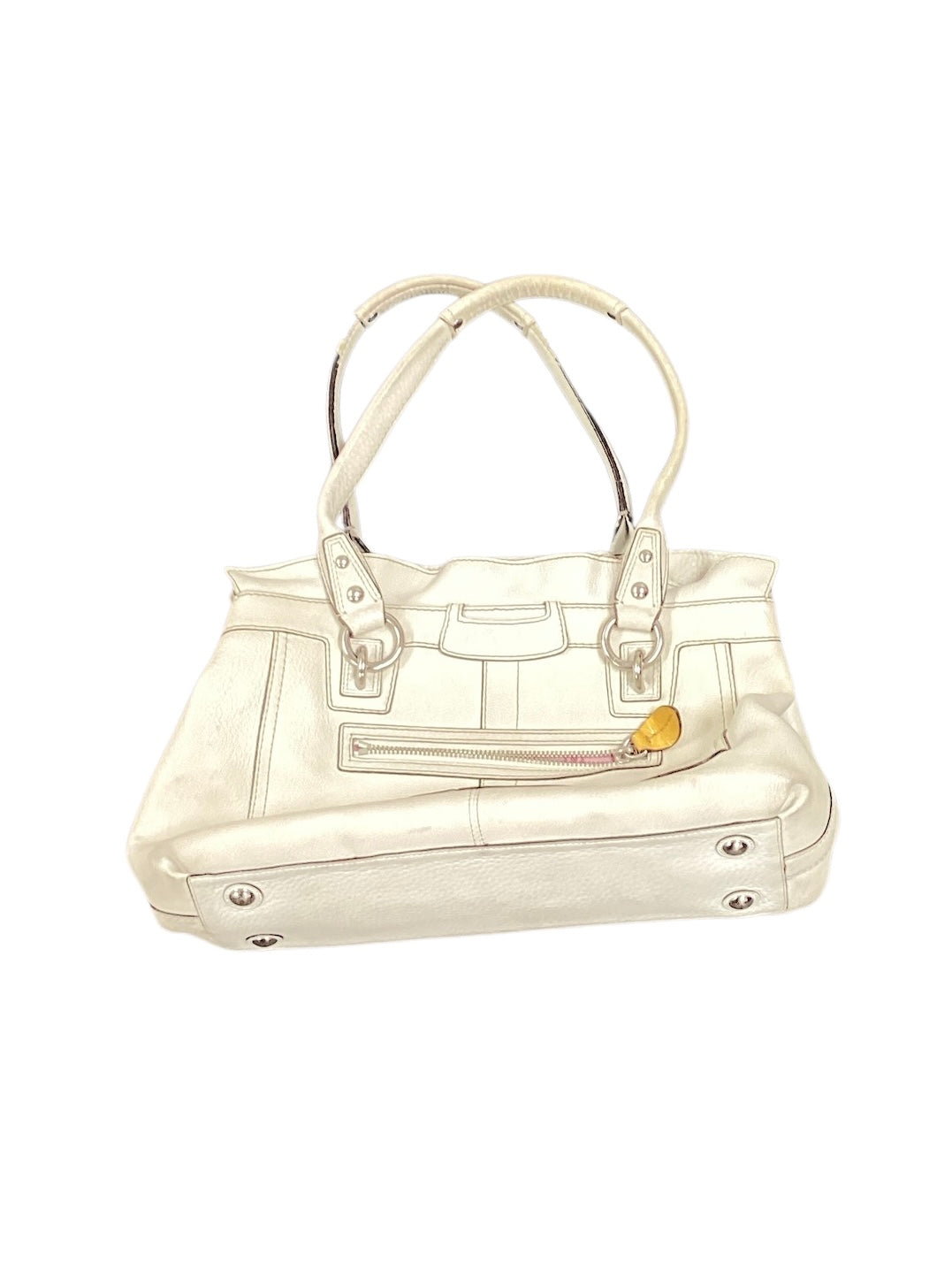 Coach White Leather Handbag