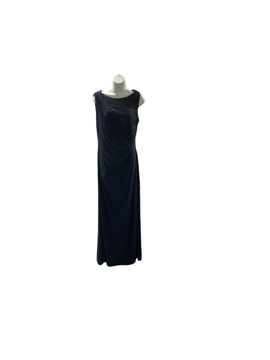 R&M Richards Women's Gown Navy 12=L