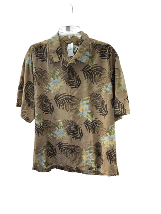 Tommy Bahama Men's linen Shirt Brown L