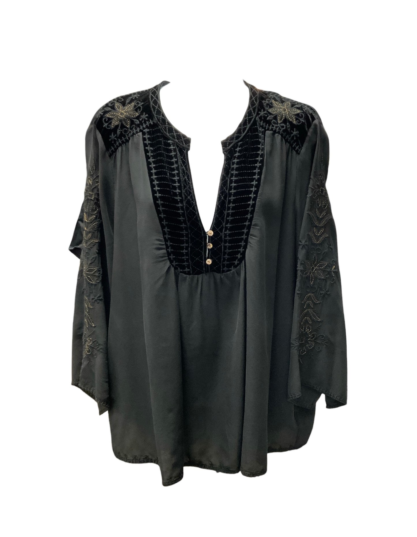 Johnny Was Women’s Black Top XL