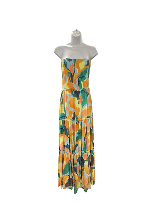 Abel the Label Women's Strapless Dress Multi L