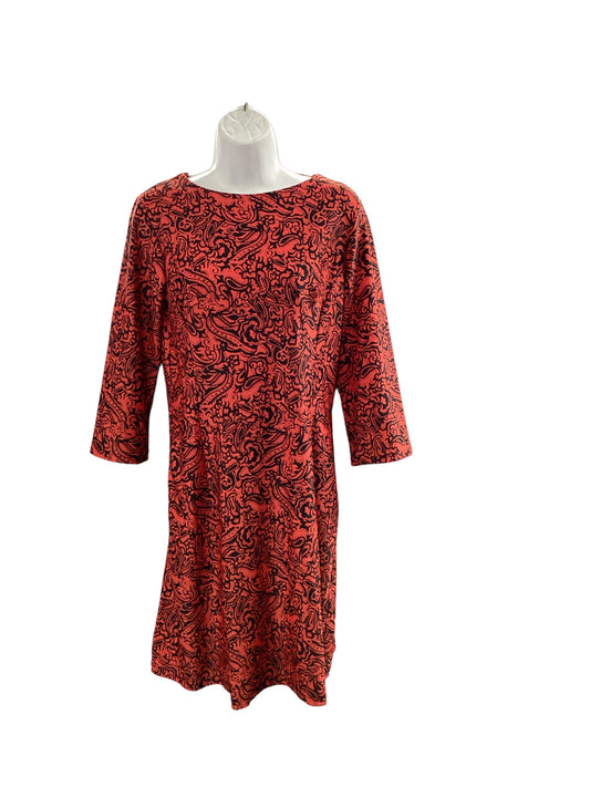 Jude Connally Women’s Dress Red Black M