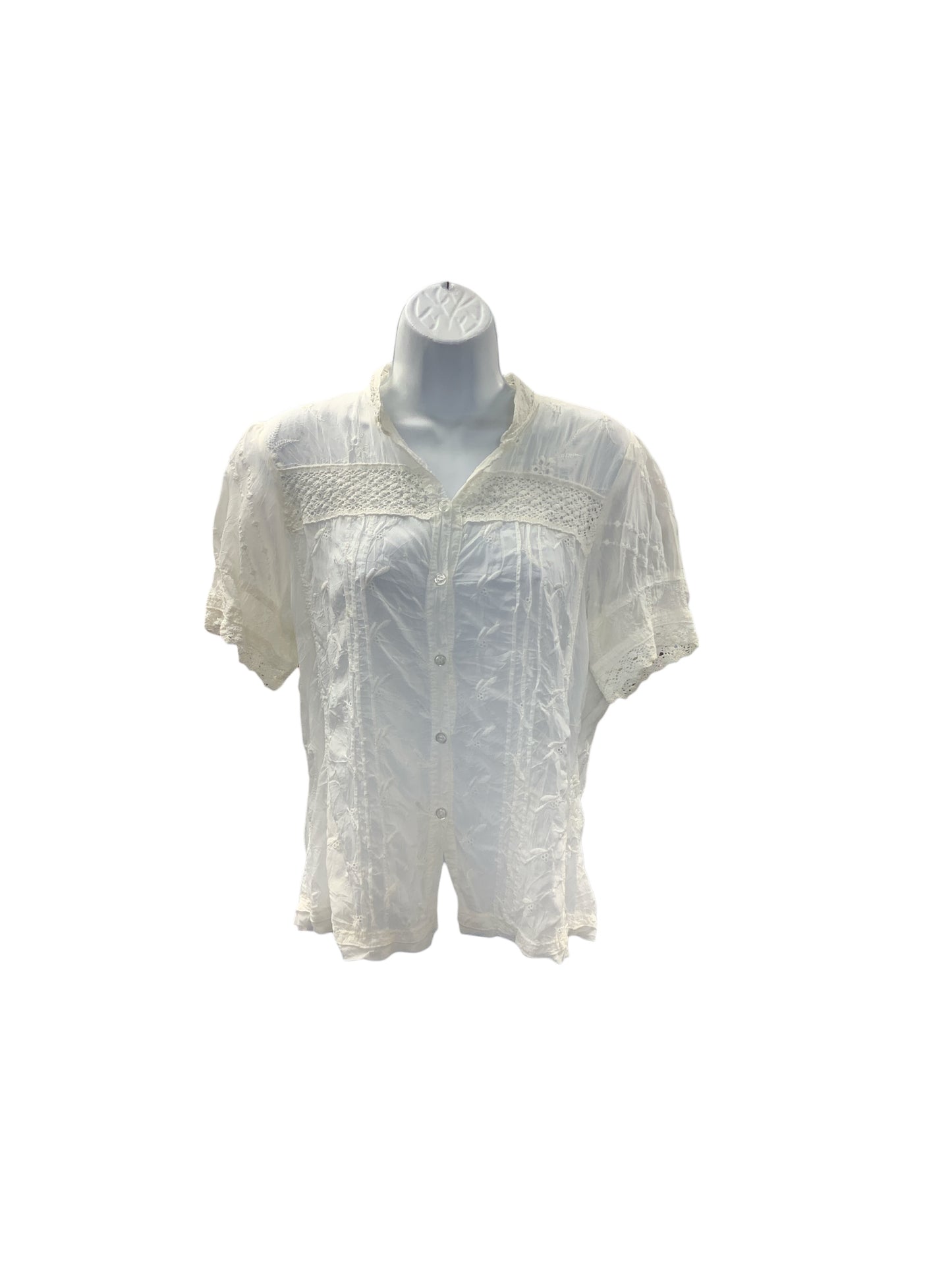 Johnny Was Women's Blouse White M