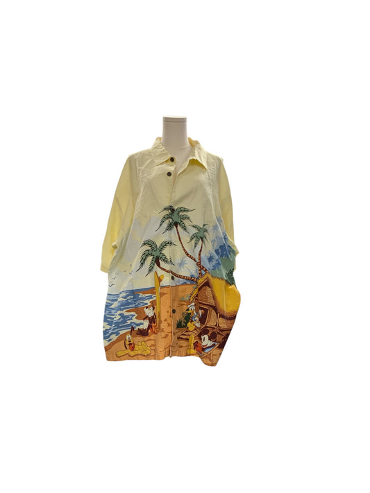 Disney World Men's Tropical Shirt Multi 2X