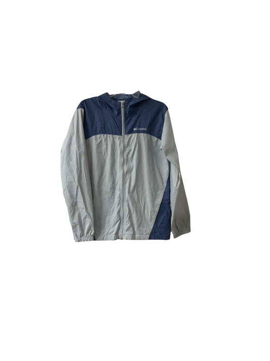 Columbia Youth Rain Jacket Gray/Slate XL