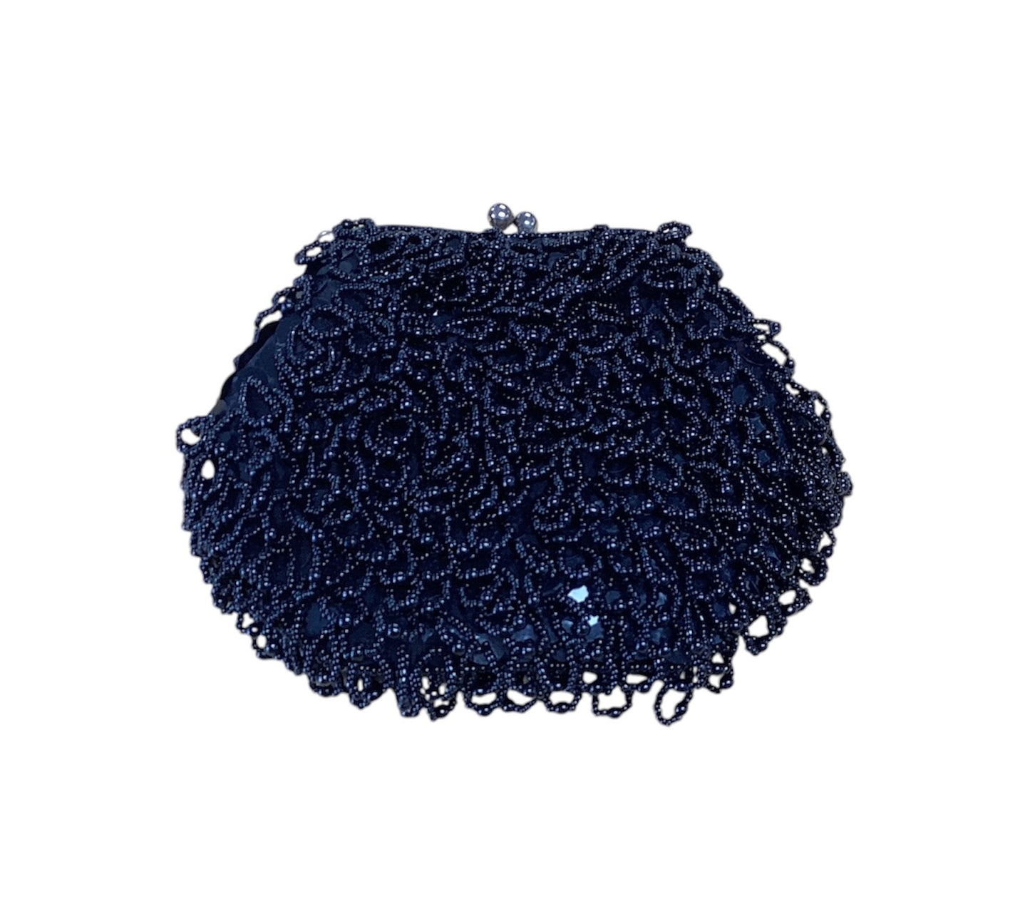 Beaded Black Purse