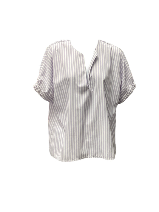 Caryn Lawn Women’s Lilac Striped Blouse L