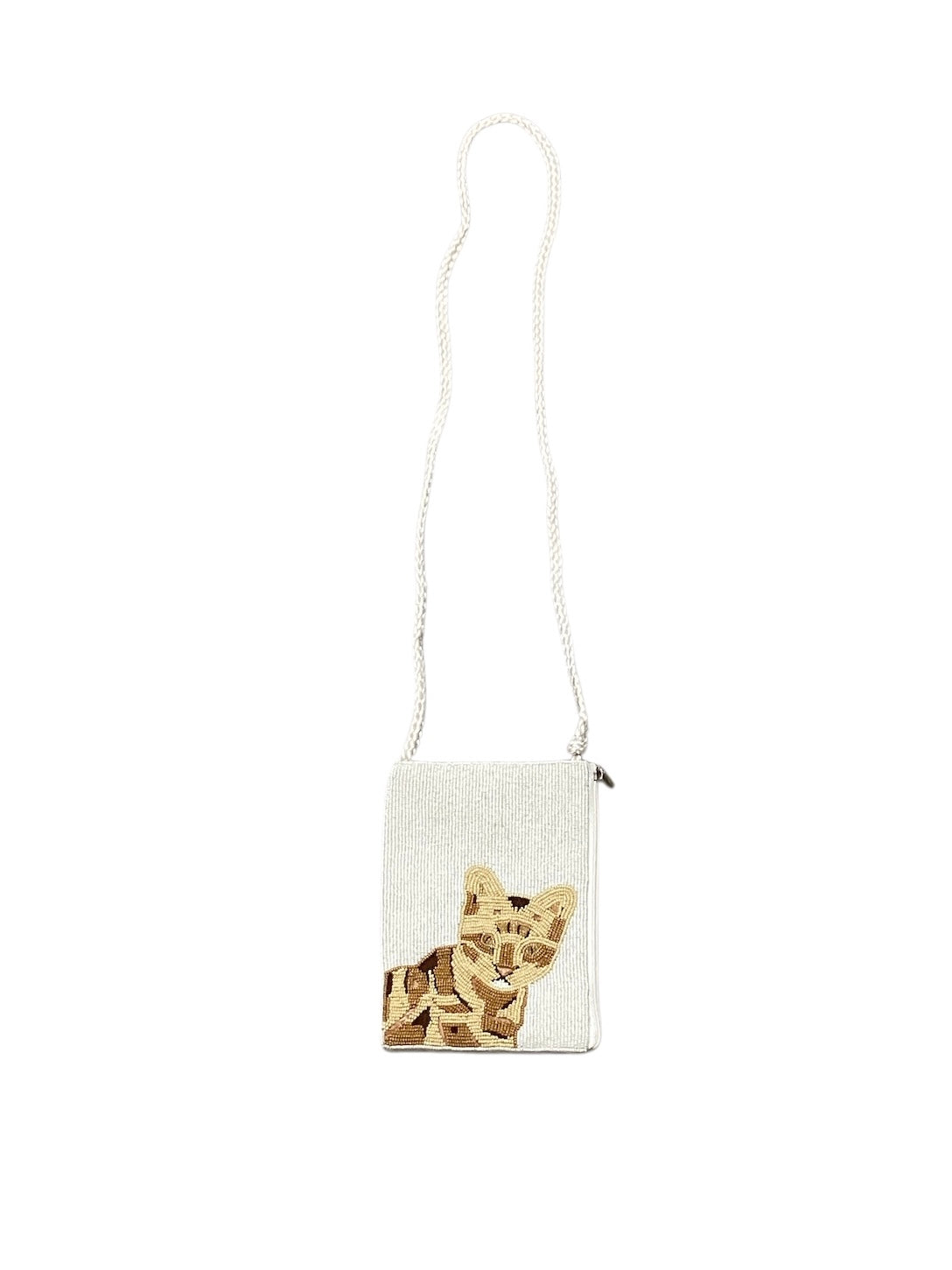 Cat Beaded Handbag