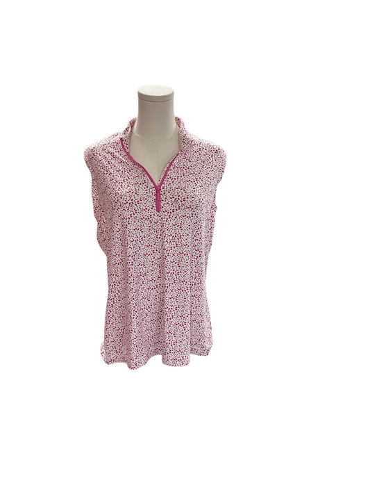 GGblue Women's Shirt White/Pink Spotted L