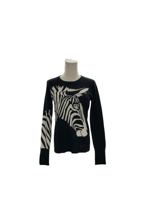 Neiman Marcus Women's Sweater Zebra Cashmere XS