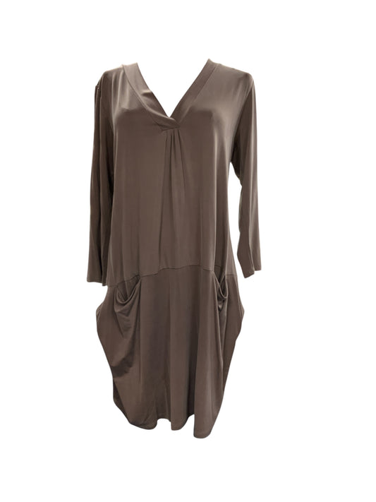 Dolan Women's Dress Taupe M