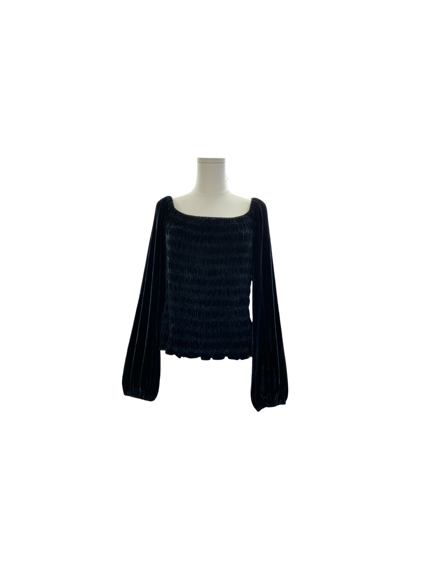 Women's Top Black Velvet M