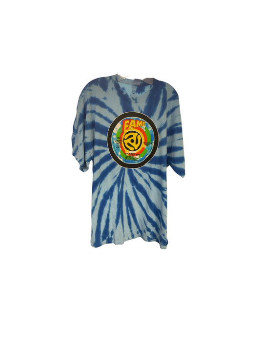 Port & Co Men's Fame Studios Tee Blue Dye 2XL