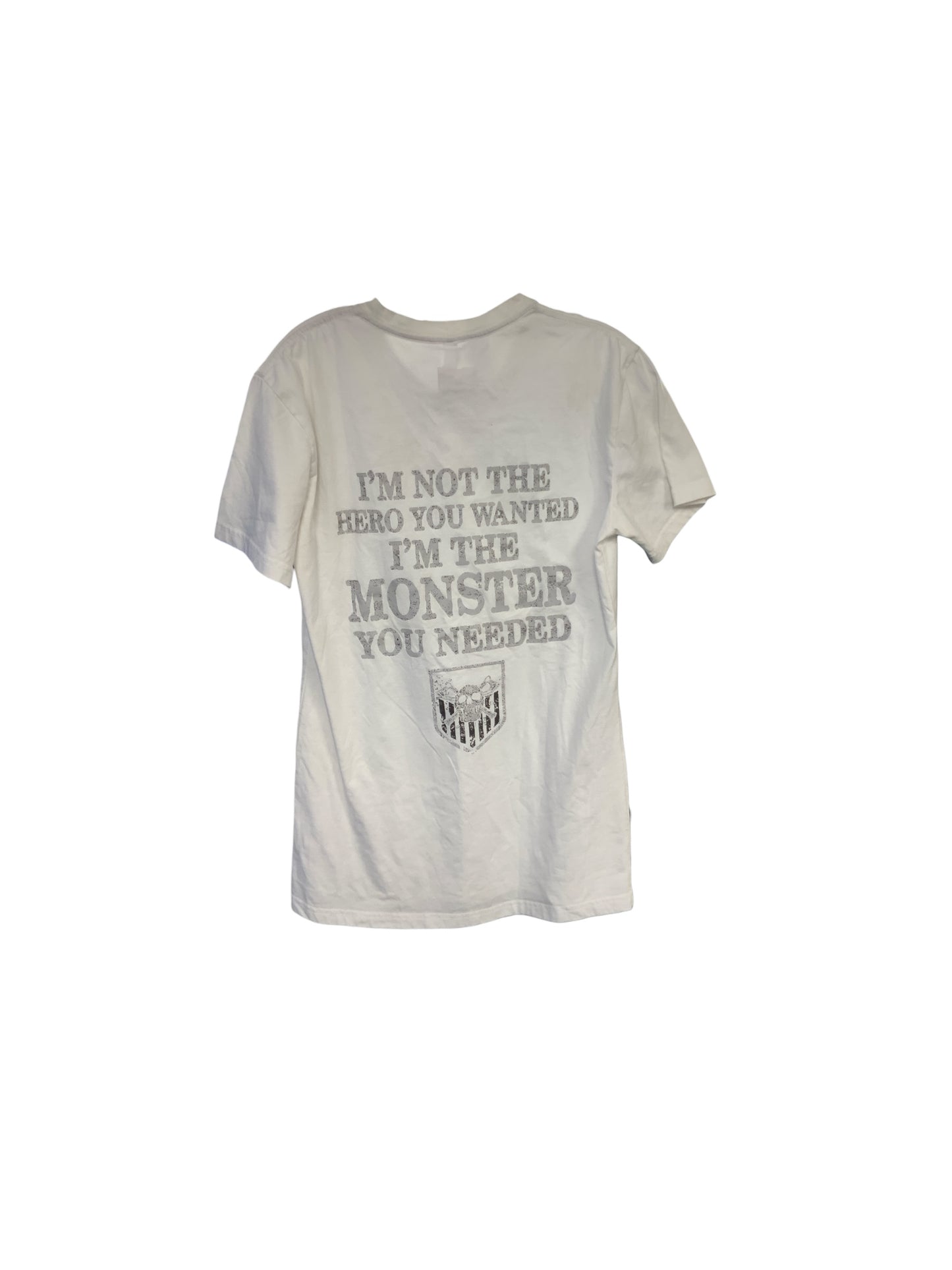 Chicyea Men's Tee I'm Not The Hero ..White S