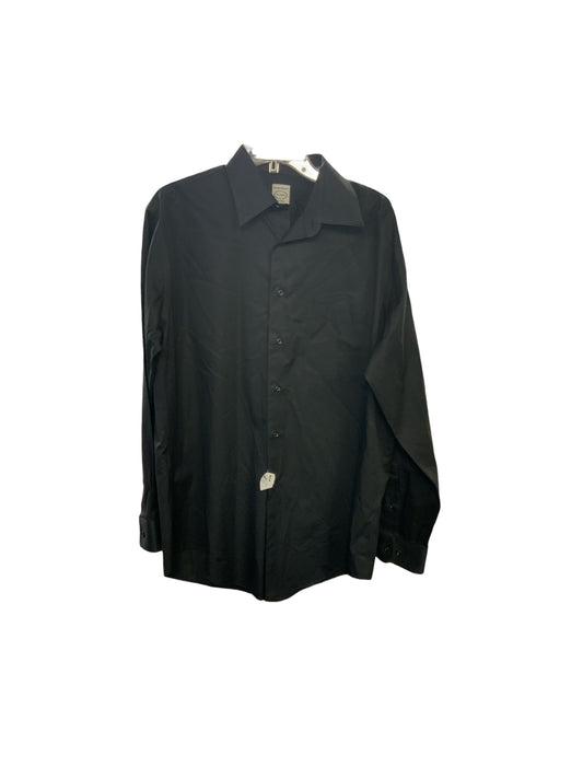 NWT Pronto Uomo Men's Shirt Black 16 34/35