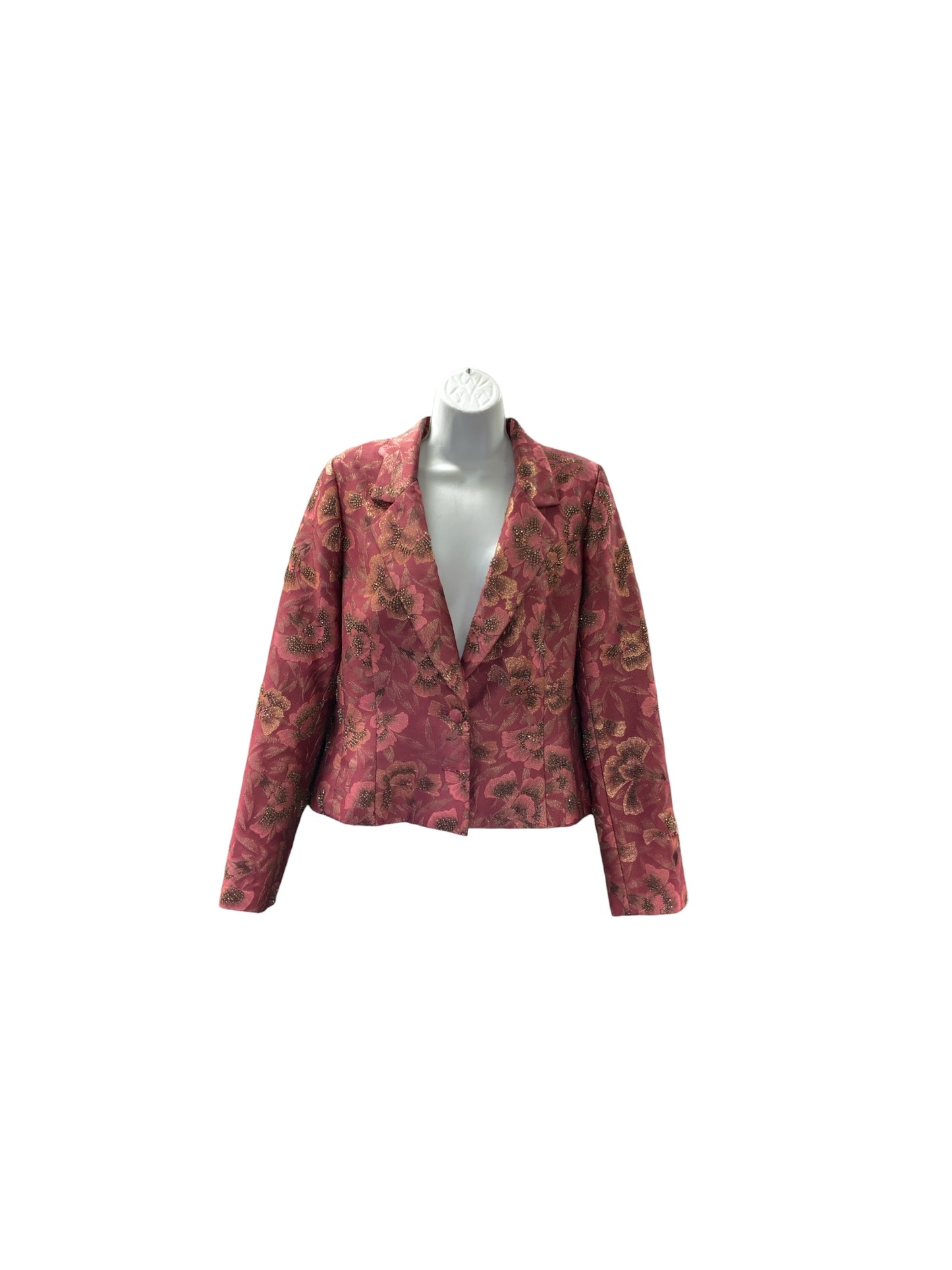 Carmen Marc Valvo Jacket Rose Bead 16=XL