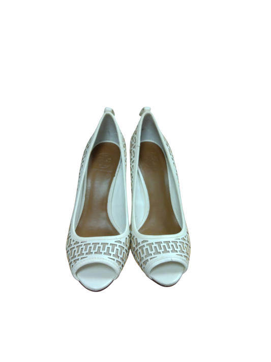 Tory Burch Women's Shoe White 91/2