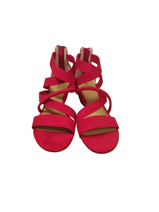 Nine West Women's Sandal Red 8