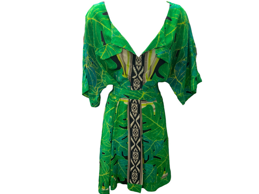 NFT Yoana Baraschi Womens Green Silk Dress