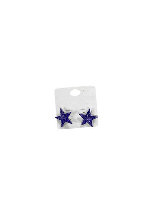 NWT Star Earrings Blue
