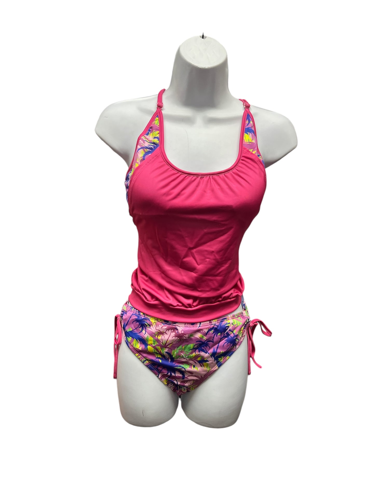 NWT CowCow Women's 2pc Swim Pink M