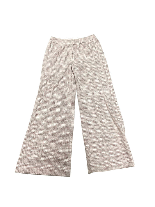 Women’s Knit Tan Plaid Pants XS