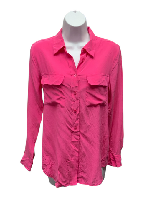Equipment Femme Women's Silk Blouse Fucshia S