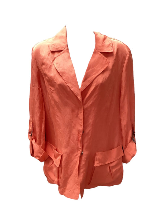 Lafayette 148 Women's Linen Jacket Coral 8=M
